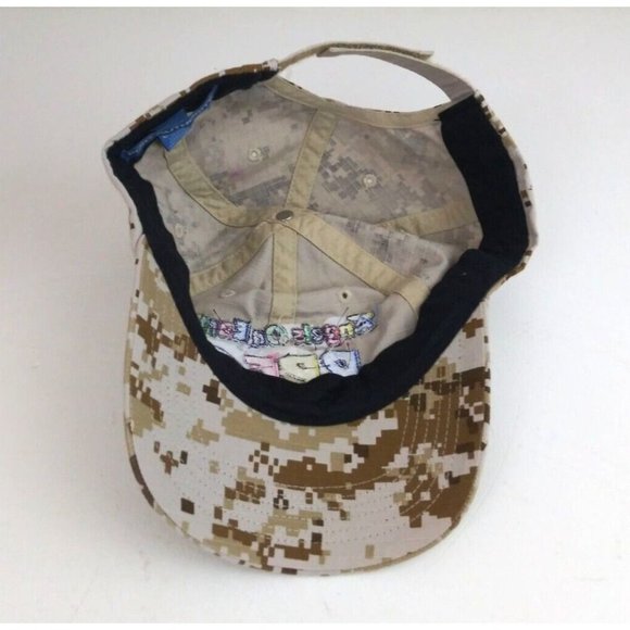 Angels On Earth PPEC Pixelated Camo Embroidered Adjustable Baseball Cap - Picture 6 of 7